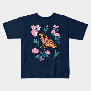 Western Swallowtail Tiger Butterfly Kids T-Shirt